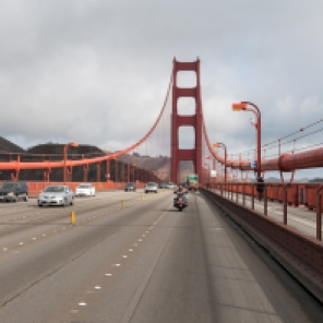 Fahrt über die Golden Gate Bridge